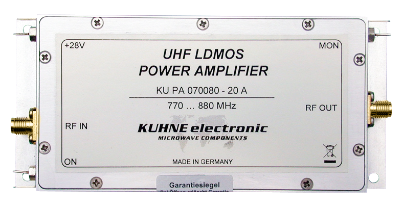 Kuhne KU PA 070080-20 A射頻功率放大器 Kuhne KU PA 070080-20 A射頻功率放大器