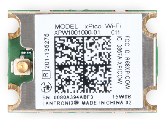 Lantronix Wi-Fi嵌入式無線設備服務器XPW100100B-01