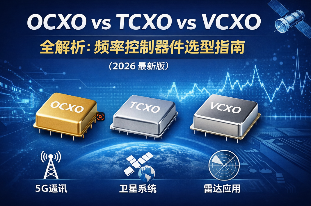 OCXO vs TCXO vs VCXO全解析：頻率控制器件選型指南