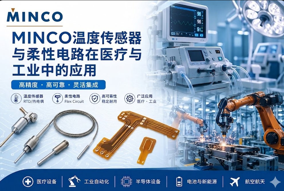 MINCO溫度傳感器與柔性電路在醫療與工業中的應用解析